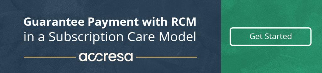 RCM Subscription Model with Accresa